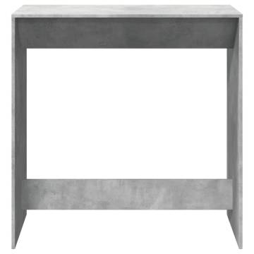  Bar Table Concrete Grey 102x50x103.5 cm Engineered Wood