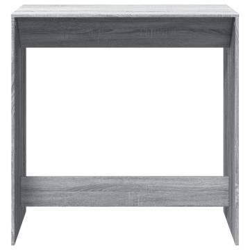  Bar Table Grey Sonoma 102x50x103.5 cm Engineered Wood