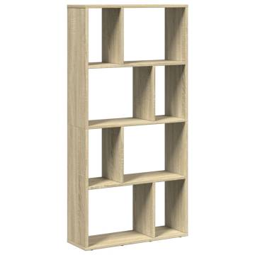  Bookcase Sonoma Oak 60x20x120 cm Engineered Wood