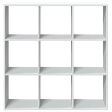  Room Divider Bookcase White 102x29x103.5 cm Engineered Wood