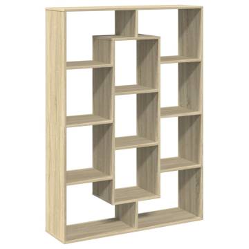  Book Cabinet Sonoma Oak 102x29x143 cm Engineered Wood