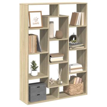  Book Cabinet Sonoma Oak 102x29x143 cm Engineered Wood