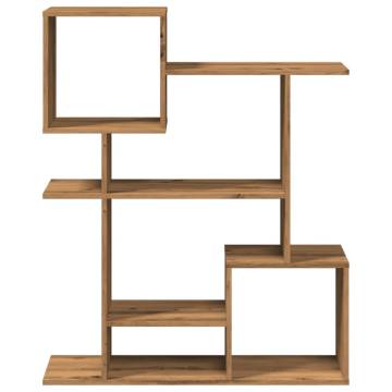  Room Divider Bookcase Artisan Oak 92x29x112 cm Engineered Wood