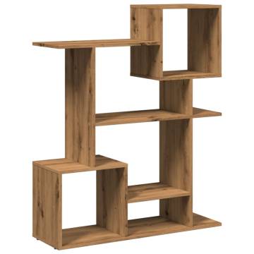  Room Divider Bookcase Artisan Oak 92x29x112 cm Engineered Wood