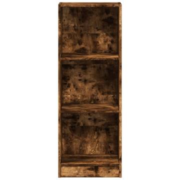  Bookcase Smoked Oak 40x24x109 cm Engineered Wood