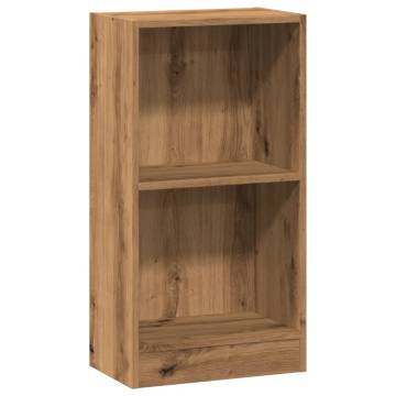  Bookcase Artisian Oak 40x24x76 cm Engineered Wood