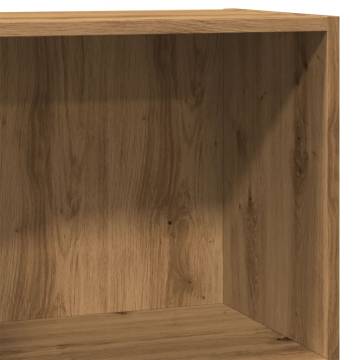  Bookcase Artisian Oak 40x24x76 cm Engineered Wood