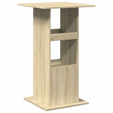  Bar Table with Storage Sonoma Oak 60x60x102 cm Engineered Wood