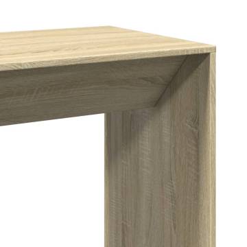  Bar Table Sonoma Oak 102x50x103.5 cm Engineered Wood