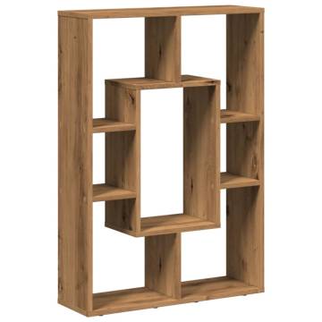  Bookcase Artisian Oak 63x20x90 cm Engineered Wood