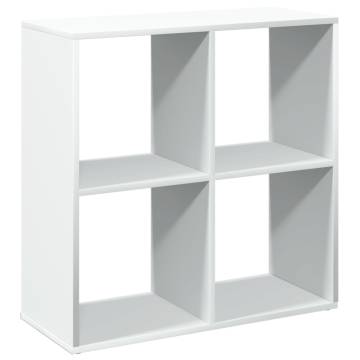  Room Divider Bookcase White 69.5x29x69.5 cm Engineered Wood