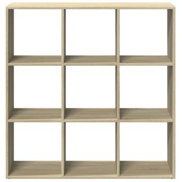  Room Divider Bookcase Sonoma Oak 102x29x103.5 cm Engineered Wood