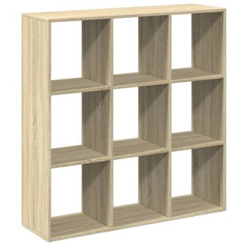  Room Divider Bookcase Sonoma Oak 102x29x103.5 cm Engineered Wood