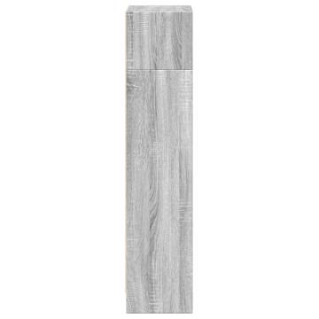  Bookcase Grey Sonoma 40x24x109 cm Engineered Wood