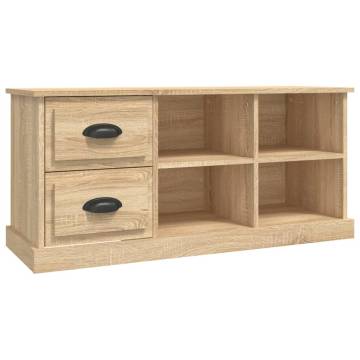 TV Cabinet Sonoma Oak 102x35.5x47.5 cm Engineered Wood