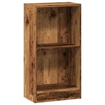  Bookcase Old Wood 40x24x76 cm Engineered Wood