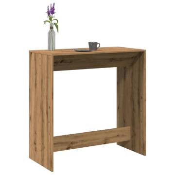  Bar Table Artisan Oak 102x50x103.5 cm Engineered Wood