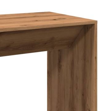  Bar Table Artisan Oak 102x50x103.5 cm Engineered Wood