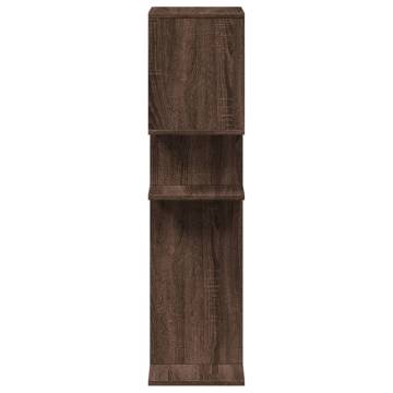  Room Divider Bookcase Brown Oak 92x29x112 cm Engineered Wood