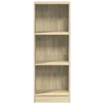  Bookcase Sonoma Oak 40x24x109 cm Engineered Wood