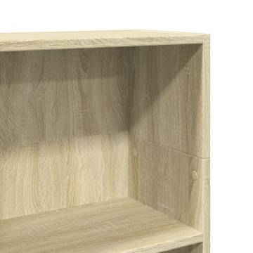  Bookcase Sonoma Oak 40x24x109 cm Engineered Wood