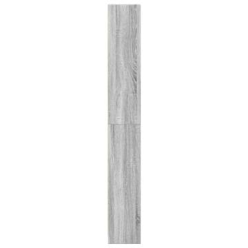  Bookcase Grey Sonoma 40x24x176 cm Engineered Wood