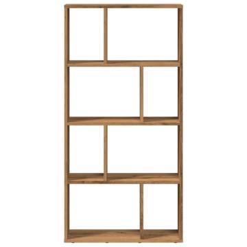  Bookcase Artisian Oak 60x20x120 cm Engineered Wood