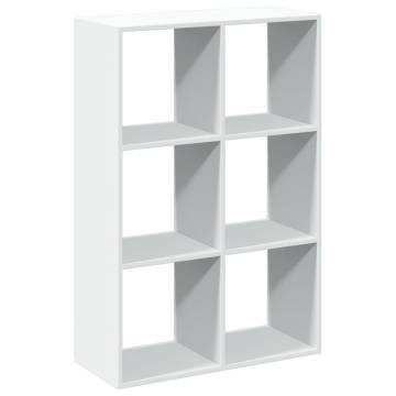  Room Divider Bookcase White 69.5x29x103.5 cm Engineered Wood