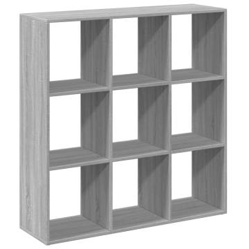  Room Divider Bookcase Grey Sonoma 102x29x103.5 cm Engineered Wood