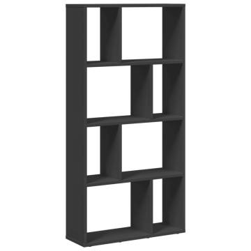  Bookcase Black 60x20x120 cm Engineered Wood