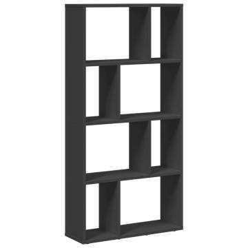  Bookcase Black 60x20x120 cm Engineered Wood