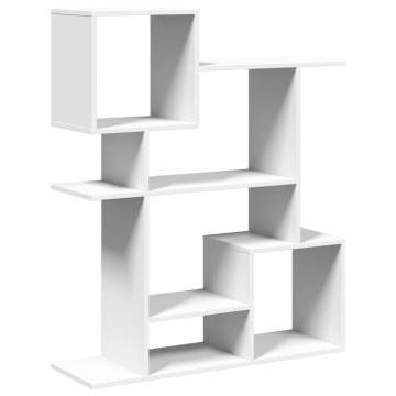  Room Divider Bookcase White 92x29x112 cm Engineered Wood