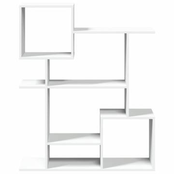  Room Divider Bookcase White 92x29x112 cm Engineered Wood