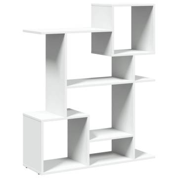  Room Divider Bookcase White 92x29x112 cm Engineered Wood