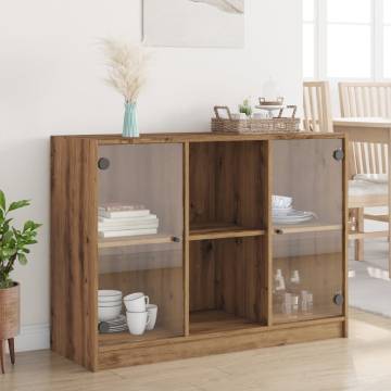  Sideboard Artisian Oak 102x37x75.5 cm Engineered Wood