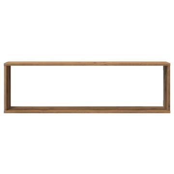  Wall Cube Shelves 2 pcs Artisan Oak 100x15x30 cm Engineered Wood