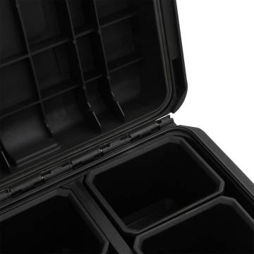  Portable Flight Case Black 56.5x34x16 cm PP