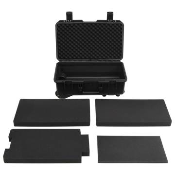  Portable Flight Case Black 55x35x22.5 cm PP