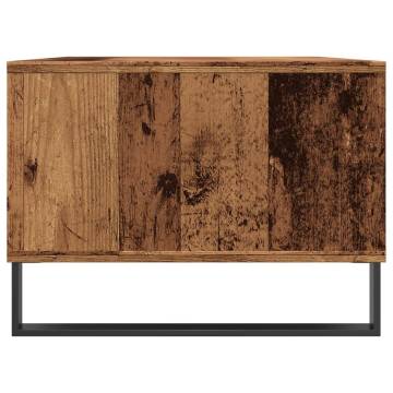  Coffee Table Old Wood 90x50x36.5 cm Engineered Wood