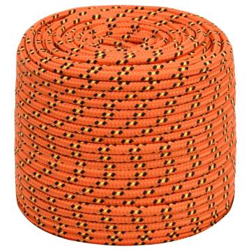 Boat Rope Orange 10 mm 25 m Polypropylene