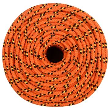 Boat Rope Orange 10 mm 25 m Polypropylene