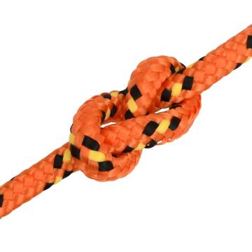 Boat Rope Orange 10 mm 25 m Polypropylene