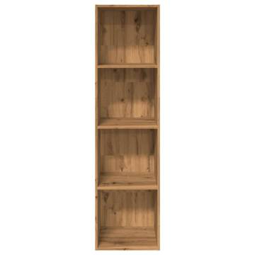  Bookcase Artisian Oak 40x30x152 cm Engineered Wood