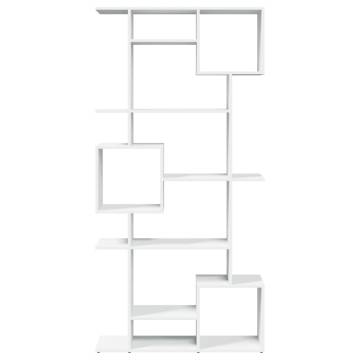  Book Cabinet White 92x29x188 cm Engineered Wood