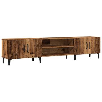  TV Cabinet Old Wood 180x31.5x40 cm Engineered Wood