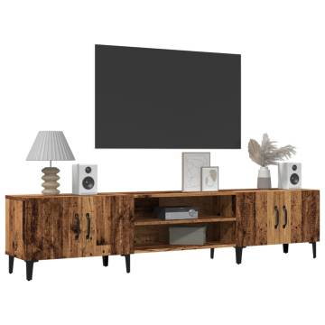  TV Cabinet Old Wood 180x31.5x40 cm Engineered Wood