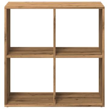  Room Divider Bookcase Artisan Oak 69.5x29x69.5 cm Engineered Wood