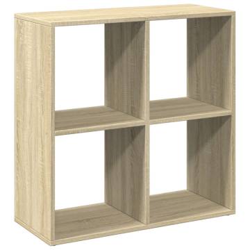  Room Divider Bookcase Sonoma Oak 69.5x29x69.5 cm Engineered Wood