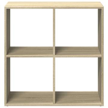  Room Divider Bookcase Sonoma Oak 69.5x29x69.5 cm Engineered Wood