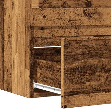  Bathroom Cabinet Old Wood 60x38.5x45 cm Engineered Wood